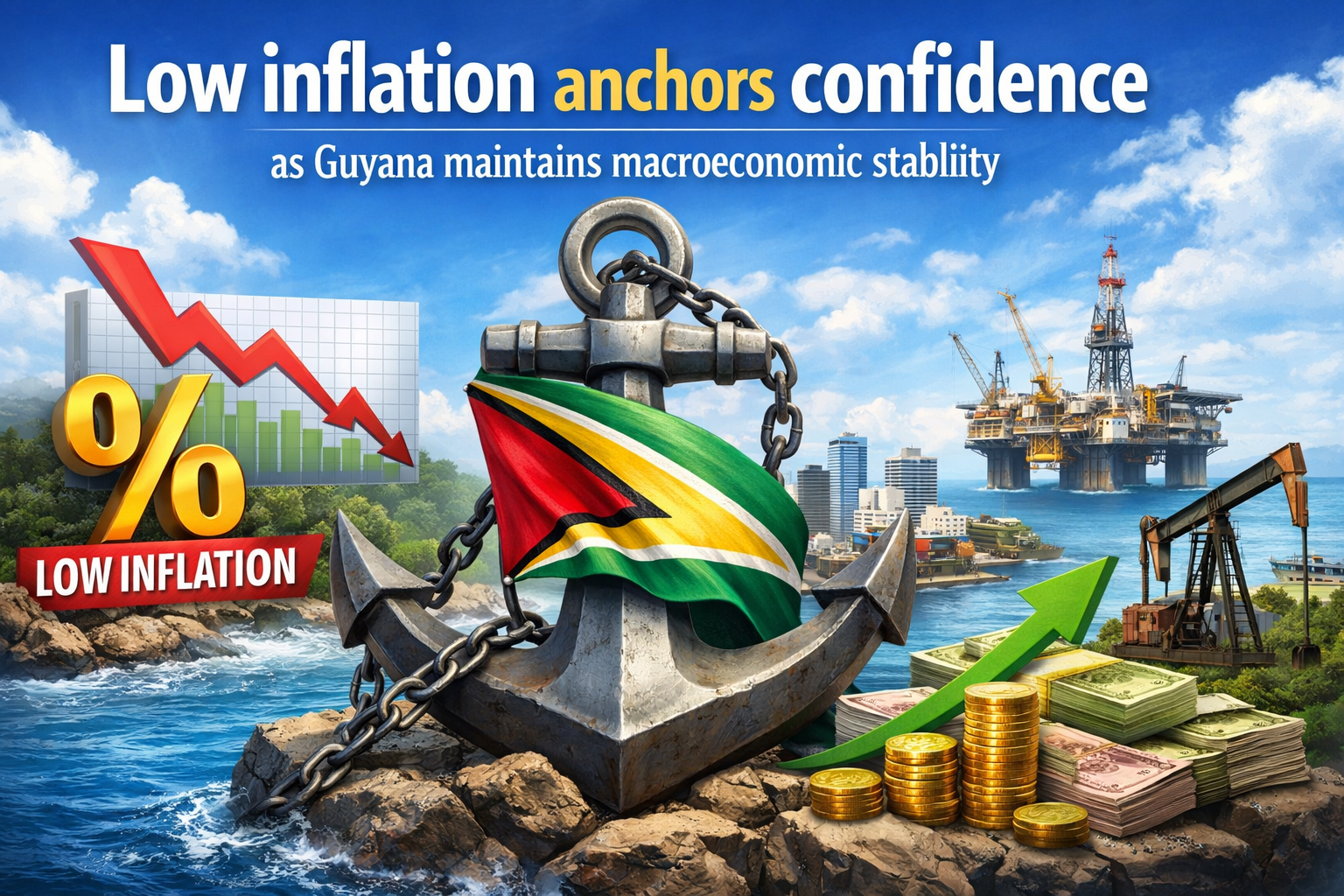 Low inflation anchors confidence as Guyana maintains macroeconomic stability