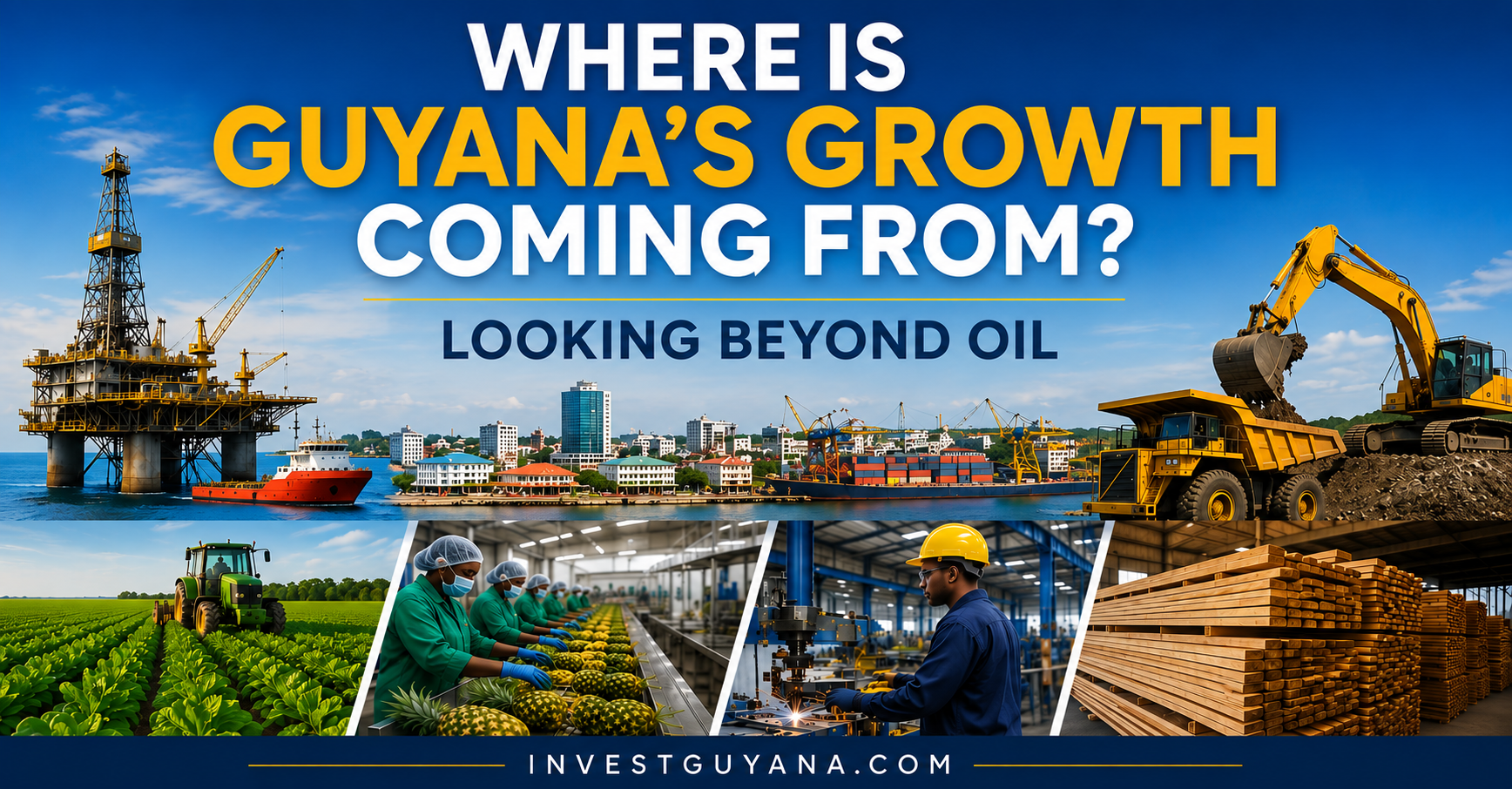 WHERE IS GUYANA’S GROWTH COMING FROM, AND HOW DIVERSIFIED IS IT REALLY?