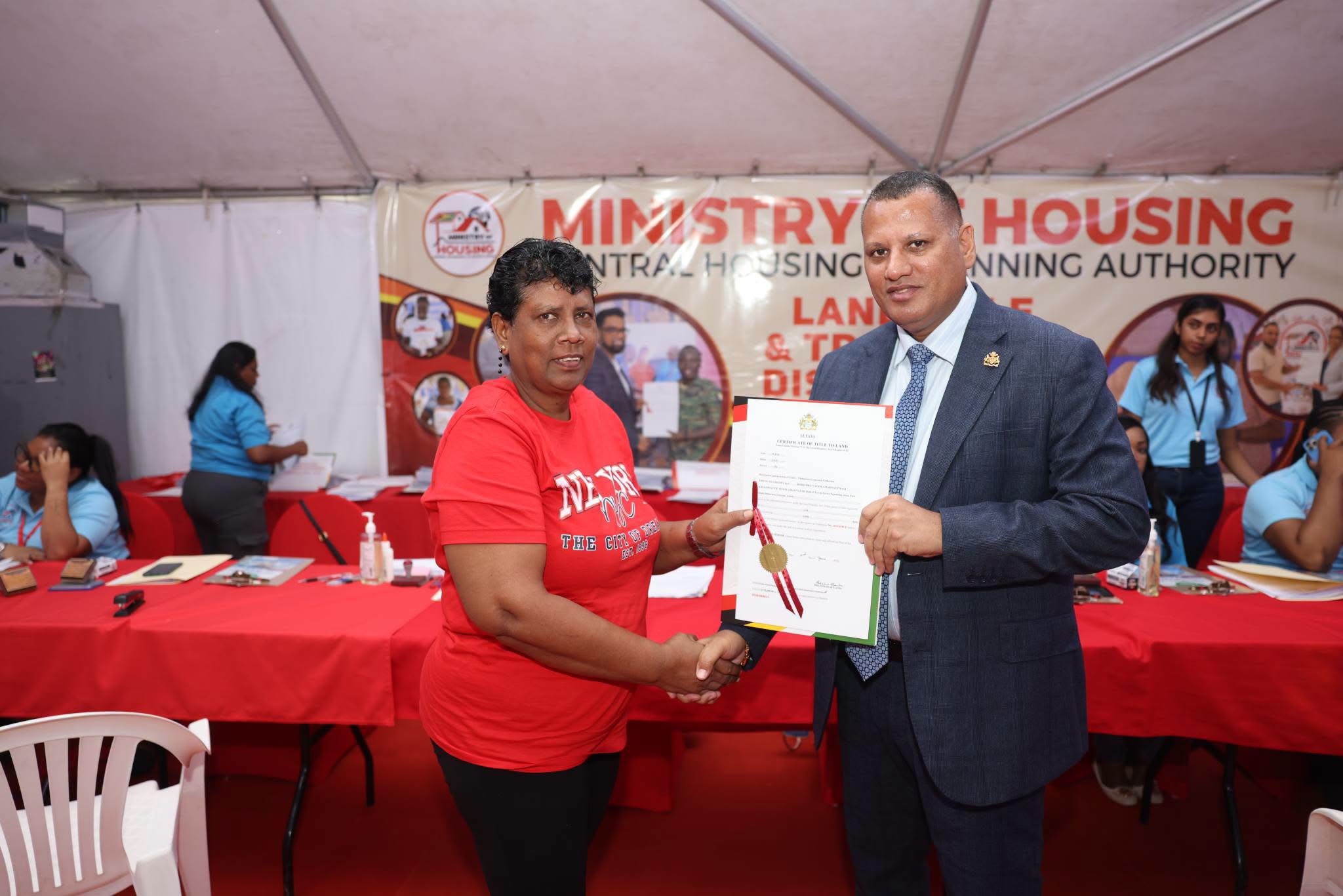 Over 2,000 land titles to be distributed in Guyana, unlocking investment & financing opportunities 