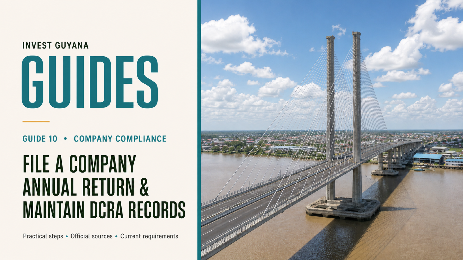 How to File a Company Annual Return and Maintain DCRA Records in Guyana