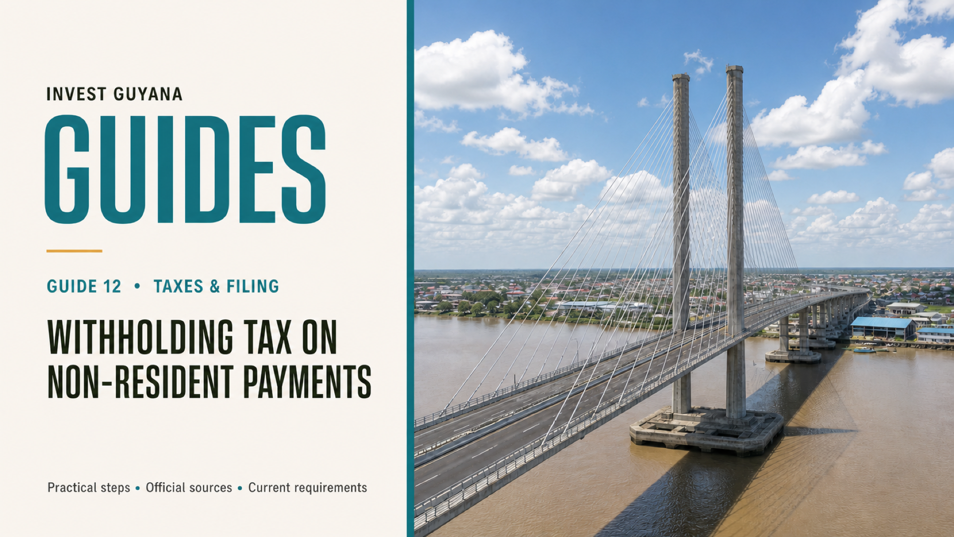 How Withholding Tax Works on Non-Resident Payments in Guyana
