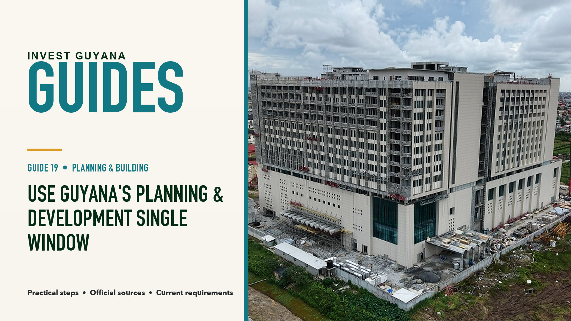How to Use Guyana’s Planning and Development Single Window