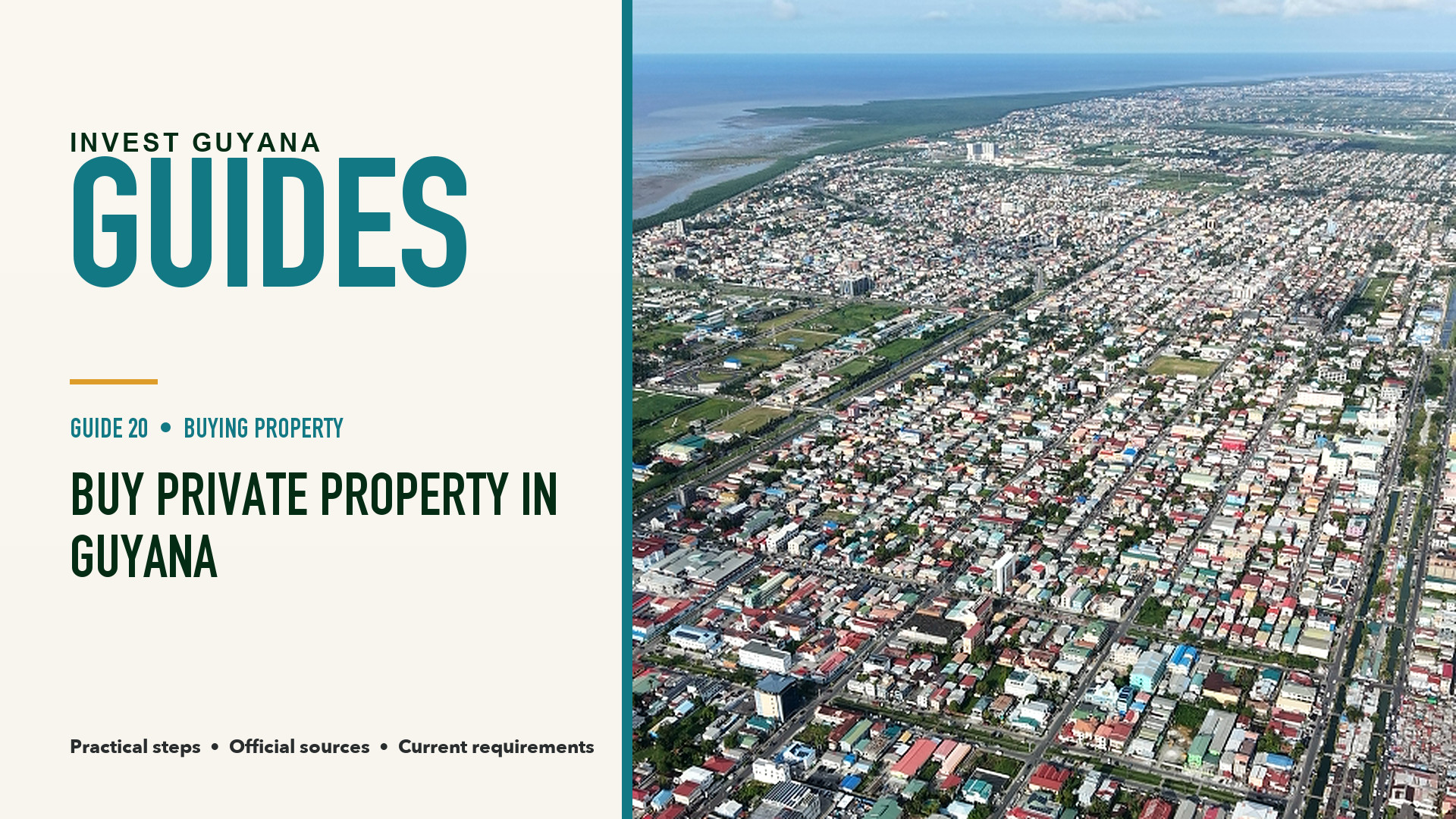 How to Buy Private Property in Guyana: An End-to-End Roadmap