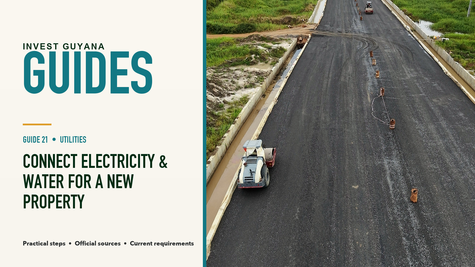 How to Connect Electricity and Water for a New Property in Guyana