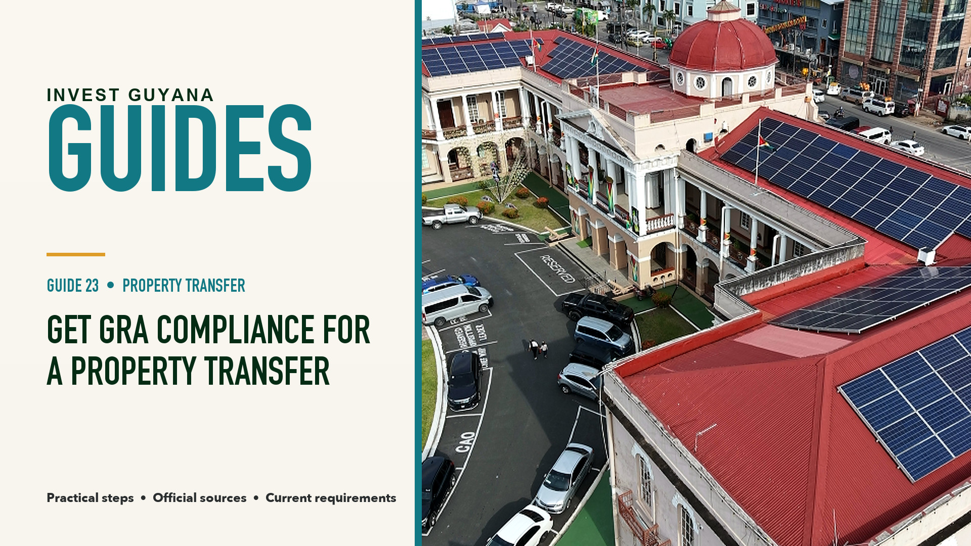 How to Get GRA Compliance for a Property Transfer in Guyana