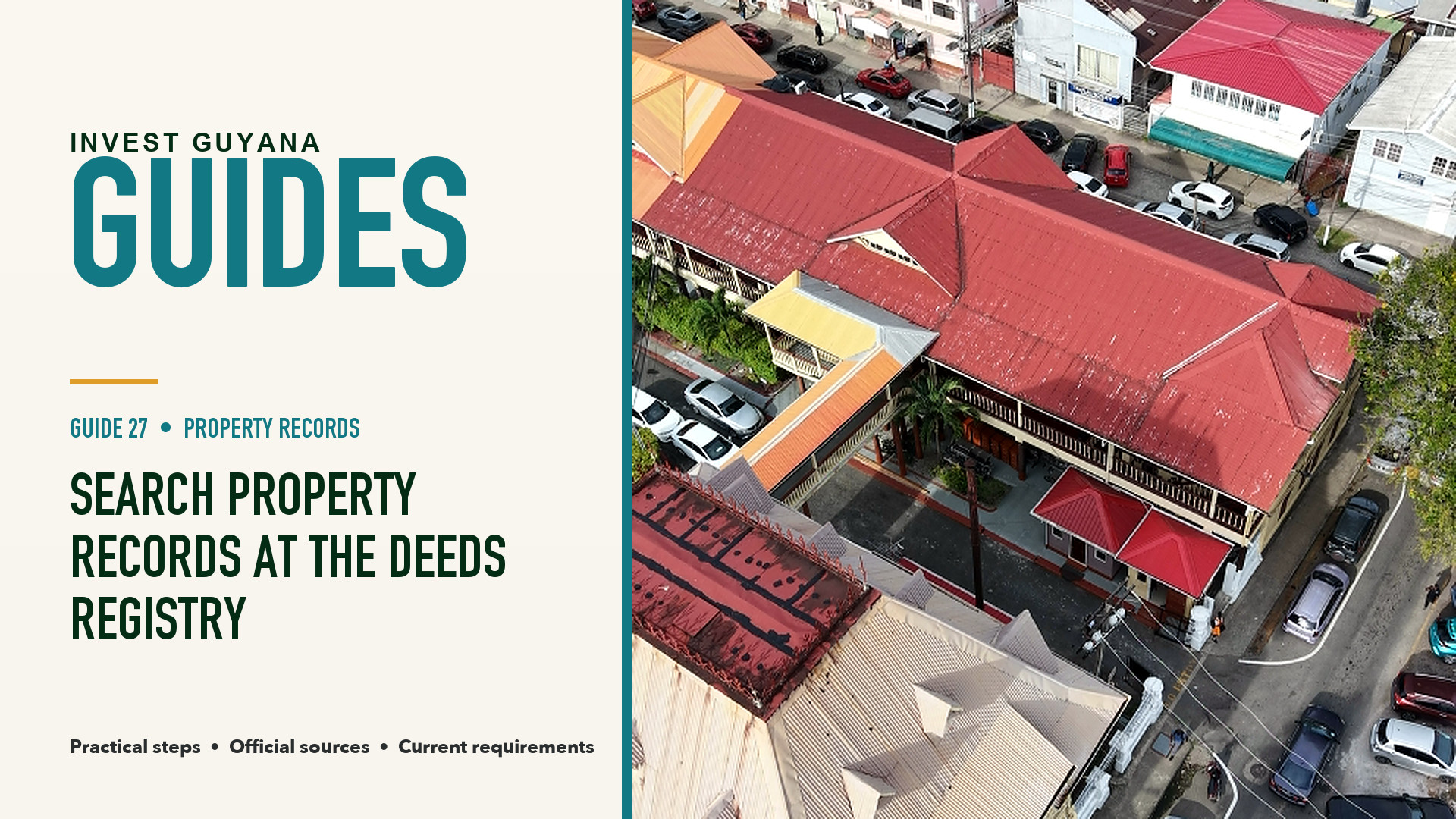 How to Search Property Records at the Deeds Registry in Guyana
