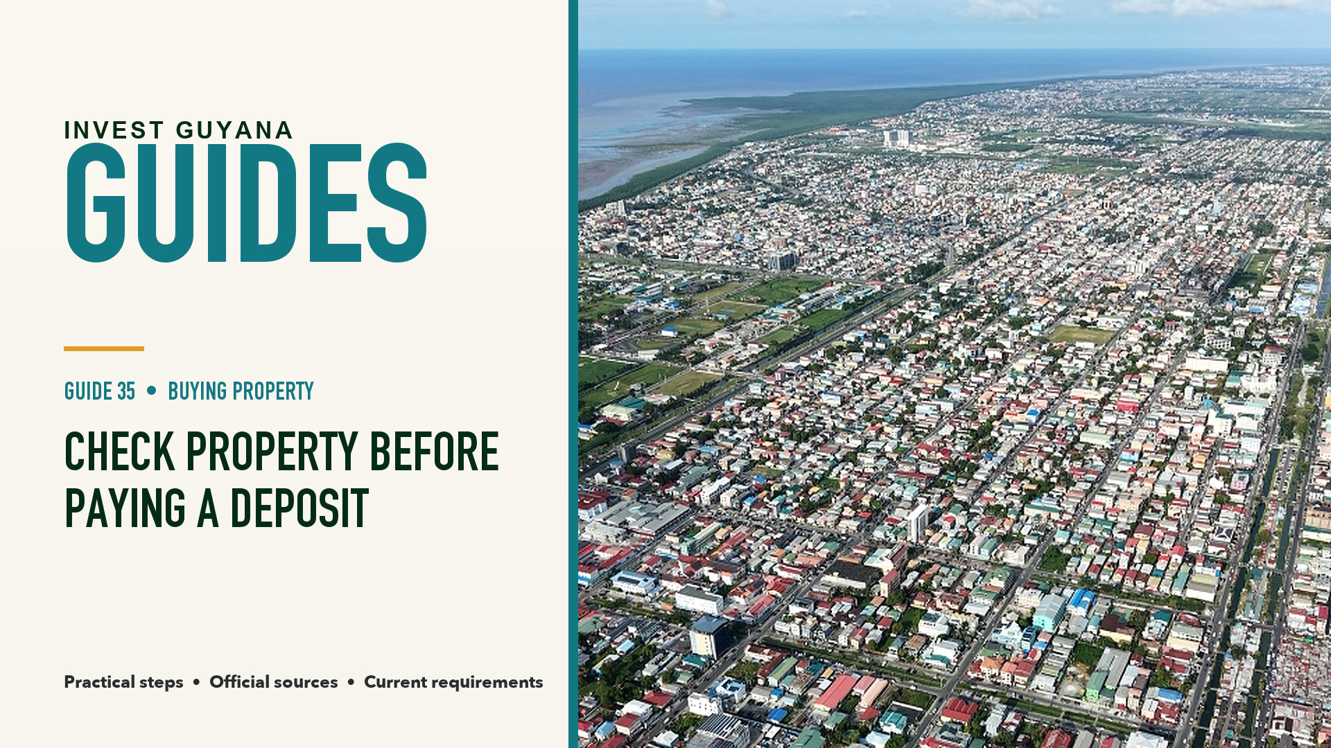 Buyer’s Due-Diligence Checklist Before Paying a Property Deposit in Guyana