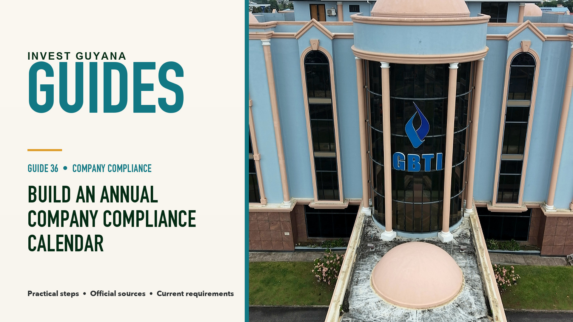 Annual Company Compliance Calendar for Guyana