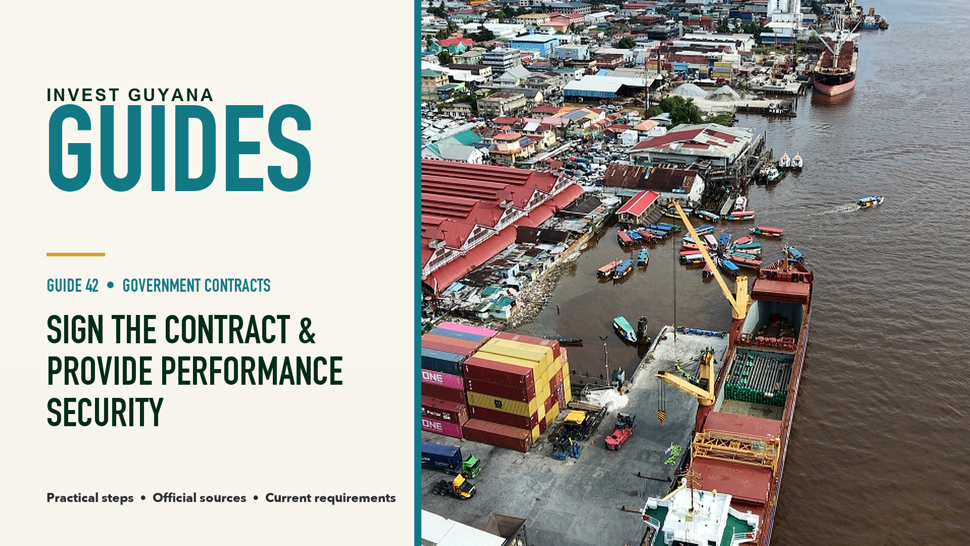 Contract Signing and Performance Security After a Procurement Award in Guyana