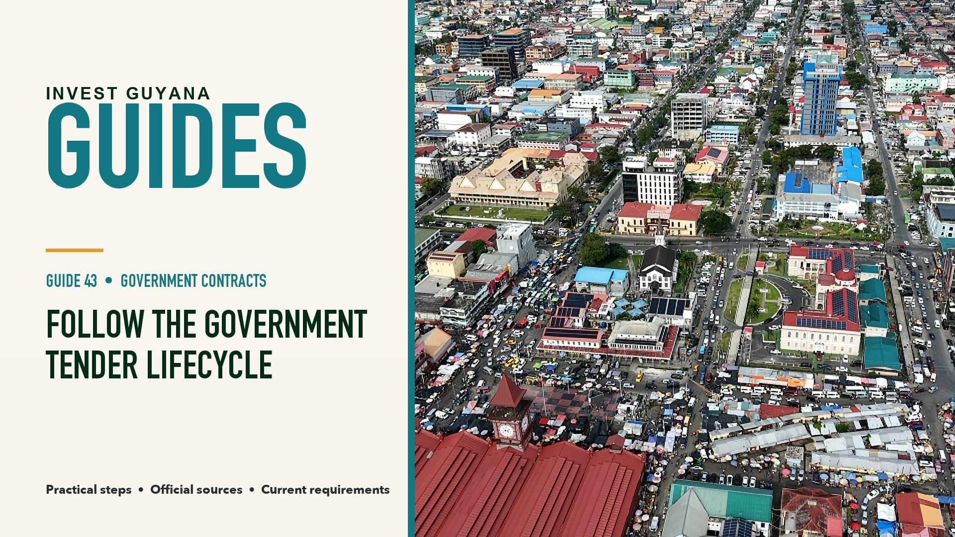Government Tender Lifecycle in Guyana: Registration, Award, Protest and Contract
