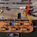 Six TechnipFMC subsea manifolds being loaded for Guyana’s Whiptail project