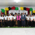 Programme participants and officials at the Guyana STELLAR launch