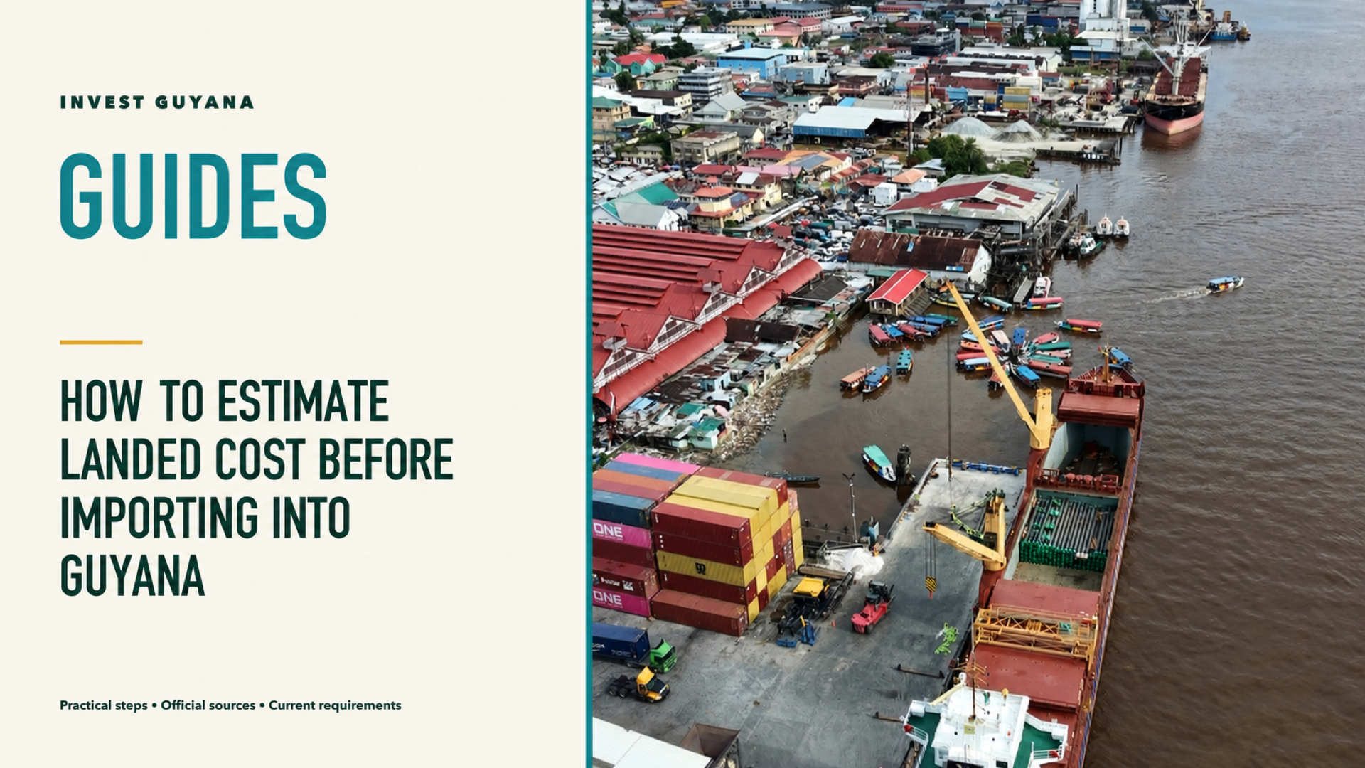 How to Estimate Landed Cost Before Importing into Guyana