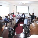GPL officials speak with reporters during a power-network update