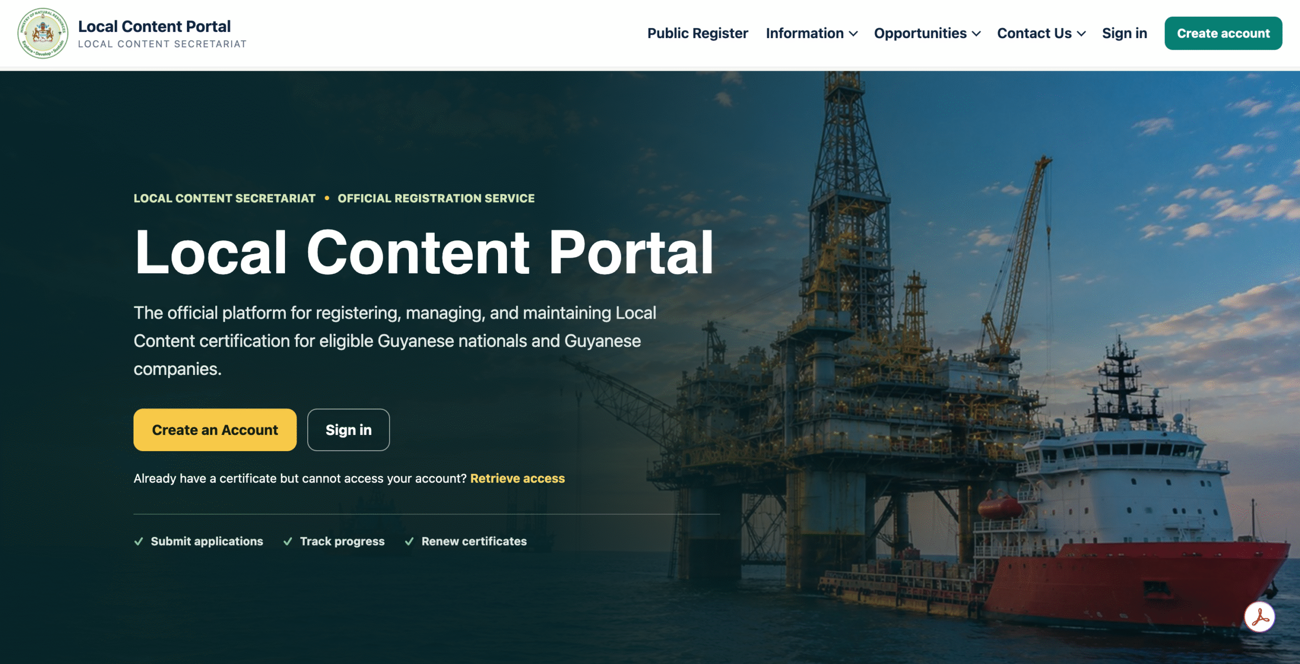 Guyana Moves Local Content Certification to New Online Portal