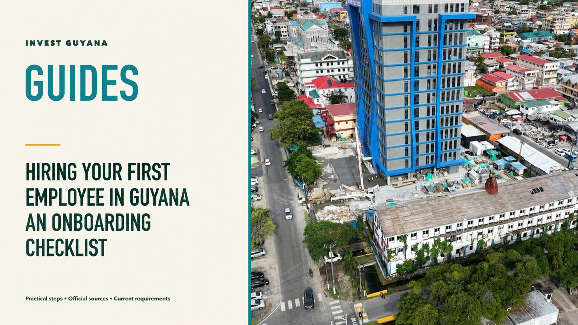 Hiring Your First Employee in Guyana: An Onboarding Checklist